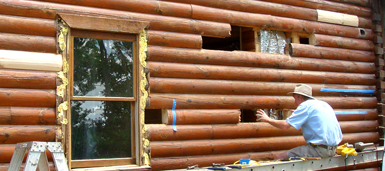 Log Home Repair Marshall County, Alabama